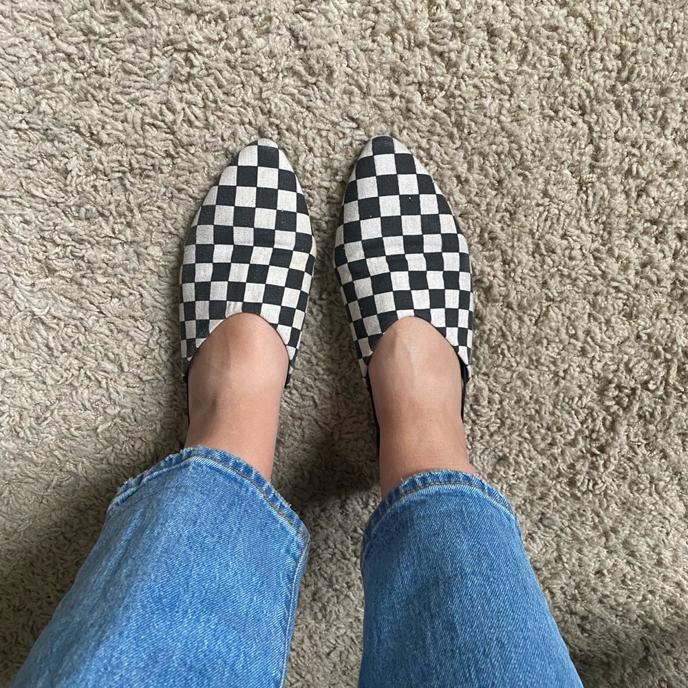 Checkered Shoes size 7 “as is”